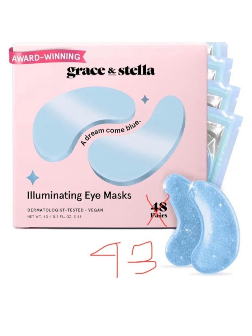 Grace & Stella Award Winning Under Eye Mask